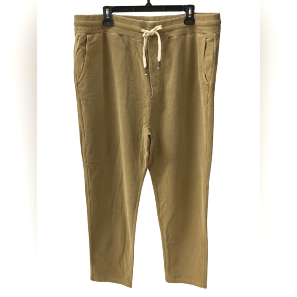 (NWOT) BUCK MASON ☆ Tan Sweatpants with Drawstring Waistband - 2XL